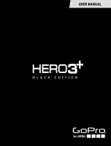 GoPro Hero3+ Black Edition User manual