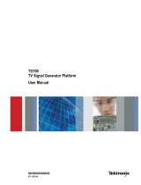 Tektronix TG700 User manual