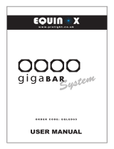 Equinox Systems EQLED65 Giga Bar System User manual