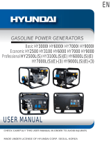Hyundai HY2500L(S) User manual