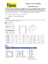 Vertex VD 26 Series User manual