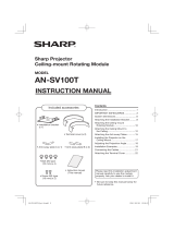 Sharp AN-SV100T Operating instructions
