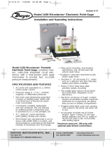 Dwyer Model 1430 User manual