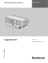 Buderus Logamatic 4211 Owner's manual