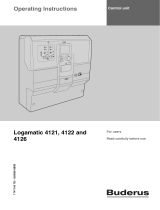 Buderus Logamatic 4126 Owner's manual