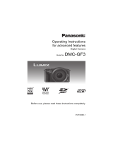 Panasonic DMC-GF3K Owner's manual