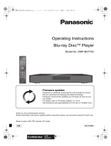 Panasonic Panasonic DMP-BDT700 Owner's manual