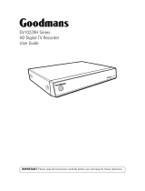 Goodmans GV102ZRH Series User manual