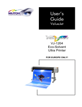 MUTOH ValueJet VJ-1204 User manual