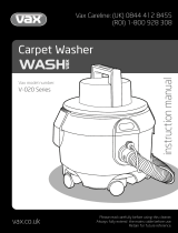 Vax Wash Owner's manual