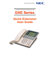 NEC DDXXEE SSeerriieess User manual