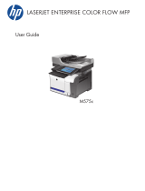 HP LaserJet Enterprise 500 color MFP M575 User guide
