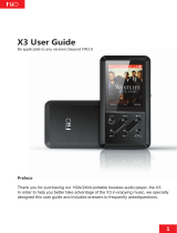 FiiO X3 User manual