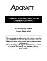 Admiral Craft BC-65 Owner's manual