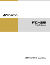 Topcon FC-25 User manual