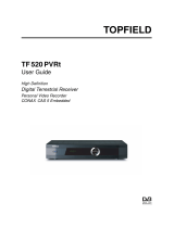 Topfield TF 520 PVRt User manual