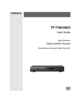 Topfield TF 7700 HSCI User manual