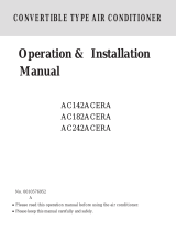 Haier AC182ACEAA Operation and Installation Manual