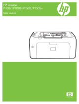 HP LASERJET P1008 PRINTER User manual