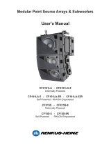 Renkus-Heinz CFX15S User manual