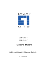 LevelOne GSW-2457 User manual