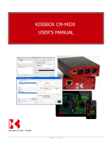 KISSBOX CM-MIDI User manual