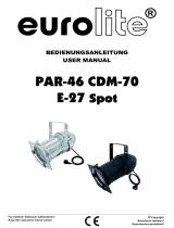 EuroLite PAR-46 CDM-70 E-27 Spot User manual