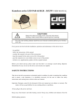 DGM Kameleon 36X3W User manual