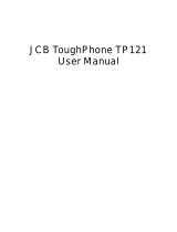 JCB ToughPhone TP121 User manual