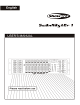 SHOWTEC Scanmaster 1 User manual