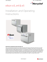 Merrychef eikon e5 Installation And Operating Instructions Manual