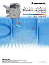 Panasonic DPC322 Operating instructions