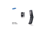 Samsung SGH-Z540V User manual