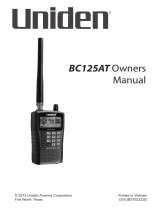 Uniden BC125AT Owner's manual