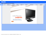 Philips 240BW8EB/00 User manual