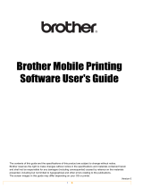 Brother PJ-662 Software User's Guide