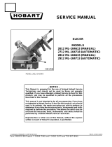 Hobart 2812 ML-104615 User manual