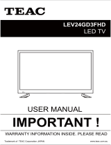 TEAC LEV24GD3FHD User manual
