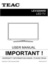 TEAC LEV3994FHD User manual