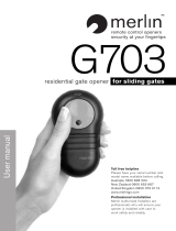 Merlin G703 User manual