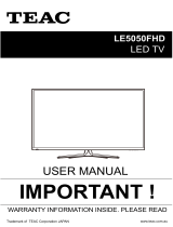 TEAC LE3293HD User manual