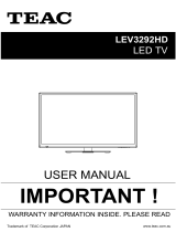 TEAC LEV3292HD User manual