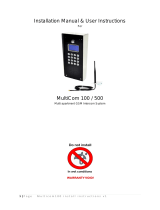 AES MultiCom 500 Installation Manual & User Instructions