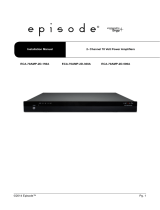 Episode ECA-70AMP-2D-150A Owner's manual