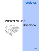 Brother MFC-795CW User guide
