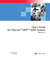 Polycom QDX 6000 System User manual