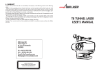 AMA Laser T8 User manual