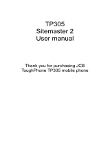 JCB TP305 Sitemaster 2 User manual