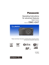 Panasonic DMCGX7EB Operating instructions