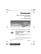 Panasonic DMCFZ45EB Operating instructions